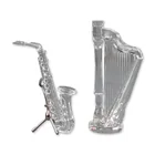  Preview image for 2pc Swarovski Crystal Musical Instrument 
