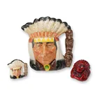  Preview image for 3pc Native American Motif Royal Doulton 