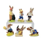  Preview image for 6pc Royal Doulton Bunnykins Athletic and 