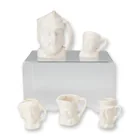  Preview image for 5pc Royal Doulton White Glaze Tiny and 