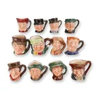  Preview image for 12pc Royal Doulton Tiny Character Jugs 