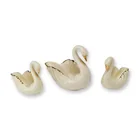  Preview image for Trio of Lenox Ivory-Color Porcelain Swan 