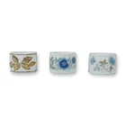  Preview image for 3pc Wedgwood Bone China Napkin Rings 