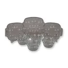  Preview image for 7pc Vintage Pyrex France Clear Glass 