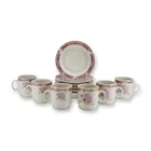  Preview image for 12pc Porcelain Demitasses Saucers with 