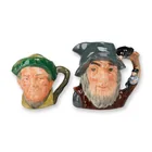  Preview image for 2pc Royal Doulton Character Jugs, Rip 