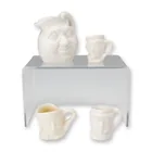  Preview image for 4pc Royal Doulton White Glaze Tiny and 