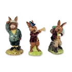  Preview image for 3pc Royal Doulton Ceramic Bunnykins 