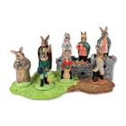  Preview image for 8pc Royal Doulton Bunnykins Robin Hood 