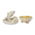  Preview image for 2pc Belleek Parian Porcelain Nautical 