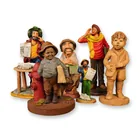  Preview image for 6pc International Earthenware & Carved 