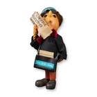  Preview image for Anri Romer Casy Boys Carved Wood Newsboy 