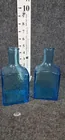  Preview image for Lot# 268 - 2 blue glass bottles 