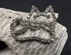  Preview image for Prong Set Laying Cat Pin, Silver Tone ( 