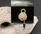  Preview image for Rhinestone Cat Tack Pin With Dangling 