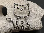  Preview image for Black Rhinestone Cat Pin With Large 