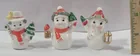  Preview image for Treasure Masters Bone China 3 Snowmen - 