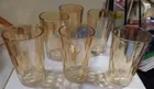  Preview image for Vintage Jeanette Glass Hex Optic Honey 