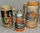  Preview image for Three Vintage Beer Steins 