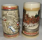  Preview image for Two Vintage Budweiser Steins 