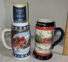  Preview image for Two Vintage Budweiser Steins 