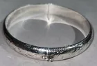  Preview image for Vintage Sterling Silver 925 Etched Leaf 