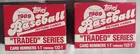  Preview image for (2) 1989 Topps Baseball "Traded" Series 