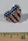  Preview image for Swarovski Crystal American Flag Pin 