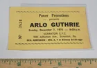  Preview image for 1975 Arlo Guthrie Ticket 