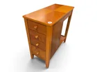  Preview image for Four-Drawer Wood Side Table 