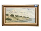  Preview image for Framed Beach Dune Landscape Painting 