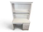  Preview image for White Wooden Desk With Hutch and Drawers 