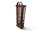  Preview image for Mahogany Finish Glass Curio Cabinet 