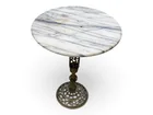  Preview image for Marble Top w/ Ornate Pedestal Base Side 