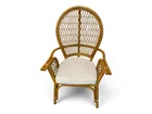  Preview image for Wicker Armchair With Upholstered Seat 