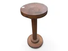 Preview image for Round Wooden Plant Stand on Pedestal 