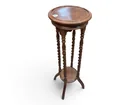  Preview image for Wooden Plant Stand with Turned Legs 