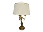  Preview image for Brass Table Lamp with Pleated Shade 