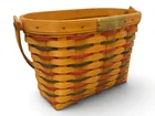  Preview image for Longaberger Handwoven Basket with Handle 