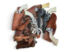  Preview image for Toy Cap Gun Revolvers with Holsters 