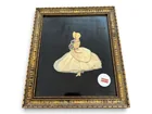  Preview image for Vintage Framed Fabric Art of Woman in 
