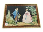  Preview image for Framed Needlepoint of Courting Couple 