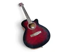 Preview image for Corbin Red Acoustic Guitar with Cutaway 