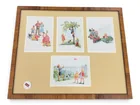  Preview image for Framed Set of Four Illustrated Prints 
