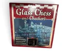  Preview image for Glass Chess and Checkers Set with 