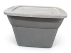  Preview image for Gray Plastic Storage Tote with Lid 