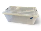  Preview image for Large Clear Plastic Storage Bin with Lid 