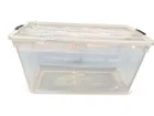  Preview image for Rubbermaid Clear Plastic Storage Tote 