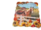  Preview image for Quilted Throw Blanket with Horses and 