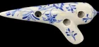  Preview image for Antique Porcelain Ocarina Blue Onion 